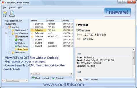 Coolutils Outlook Viewer for Windows